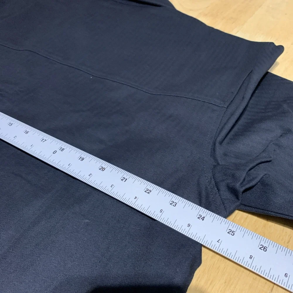 Air Jordan Essentials Button Down Shirt‎ Mens L Black Long Sleeve FV7446 010